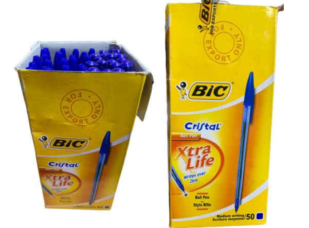 Box of 50 Bic Cristal Ball Pens
